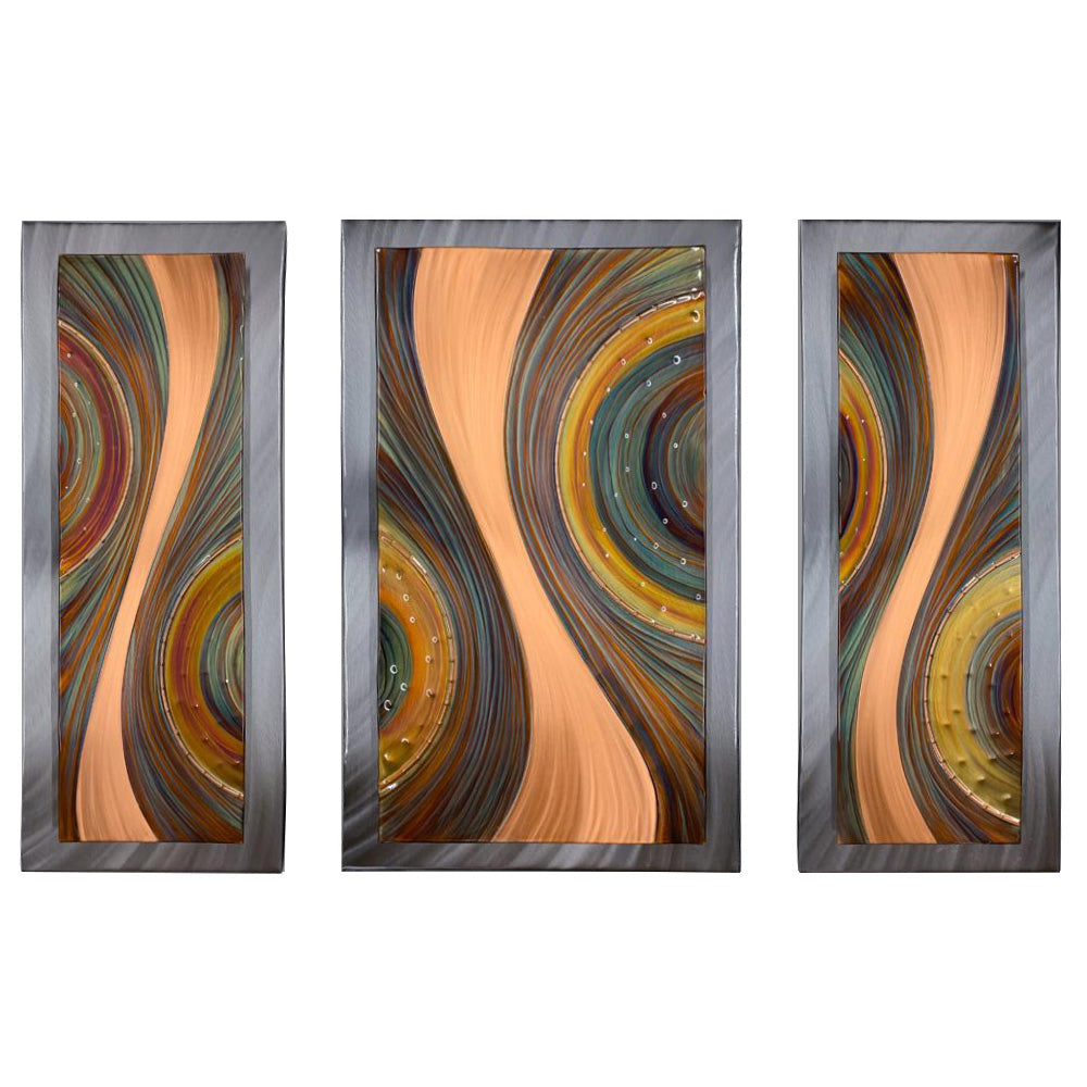 Mod Planets - Float Panel Triptych
