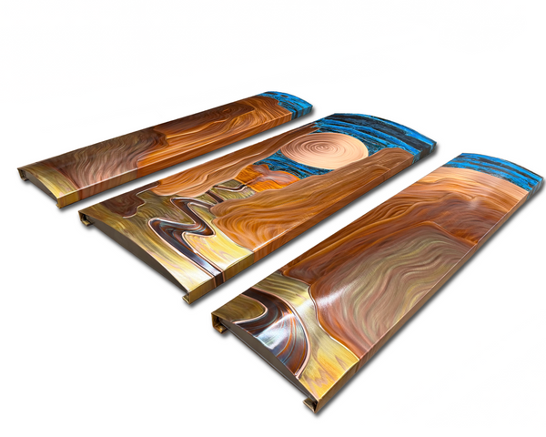 Slot Canyon Patina - Triptych - Gallery Panel