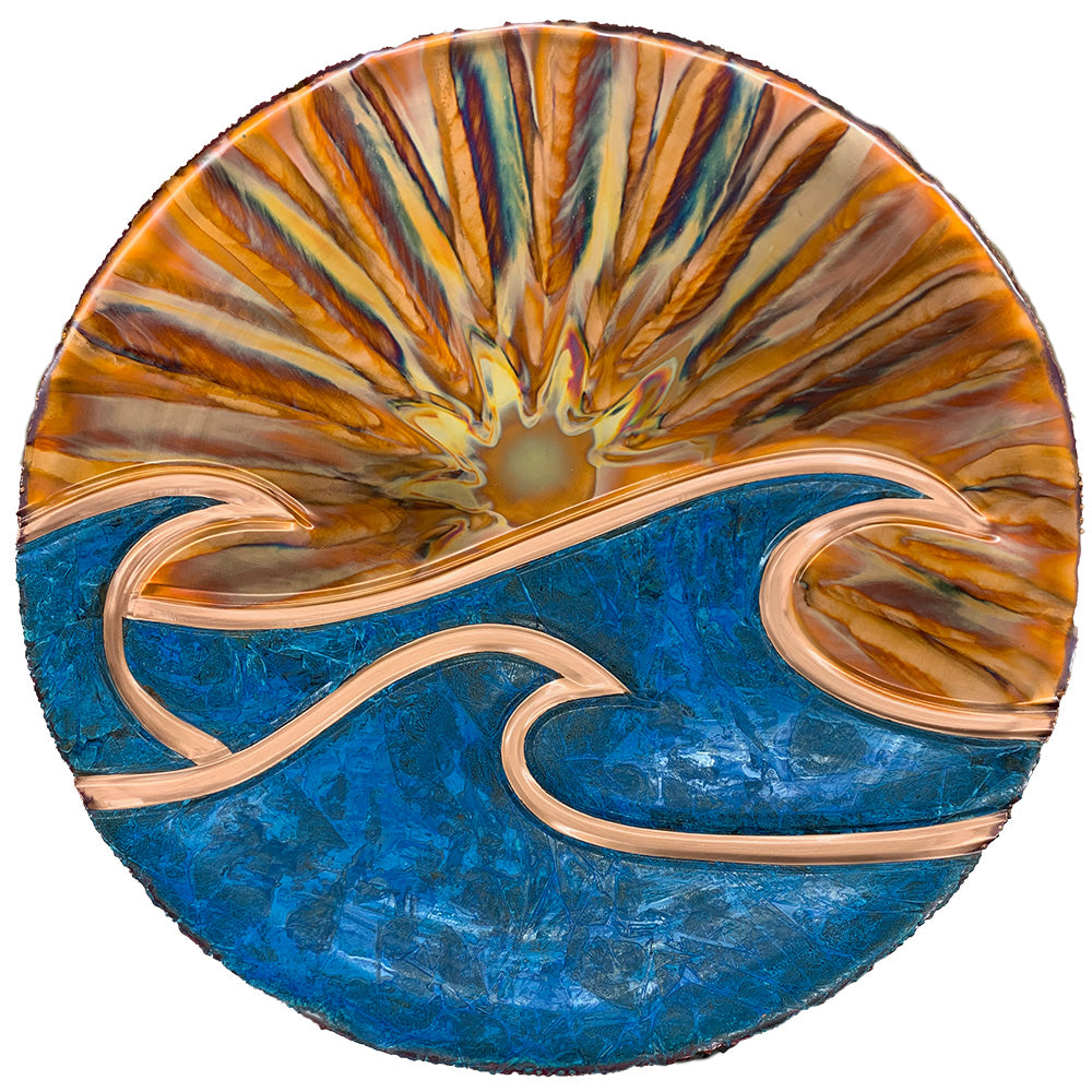 Ocean Waves – Plate – Studio G7